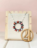Canyon Dreams Halo Multistone Necklace-Necklaces-Krush Kandy, Women's Online Fashion Boutique Located in Phoenix, Arizona (Scottsdale Area)