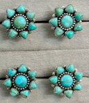 Stone Delight Turquoise Blossom Ring-Rings-Rae Collective, Women's Online Fashion Boutique Located in Phoenix, Arizona (Scottsdale Area)