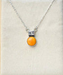 Tangerine Rosarita CZ Dainty Necklace-Necklaces-Krush Kandy, Women's Online Fashion Boutique Located in Phoenix, Arizona (Scottsdale Area)