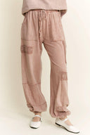 MineralWash Eyelet detailed Boho Joggers-Krush Kandy, Women's Online Fashion Boutique Located in Phoenix, Arizona (Scottsdale Area)