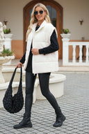 Zip Up Puffer Vest Coat with Pockets-Rae Collective, Women's Online Fashion Boutique Located in Phoenix, Arizona (Scottsdale Area)