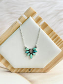 Summer Collection Opals Cluster Chain Necklace