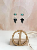 Floral Triad Studs sno 15-Earrings-Krush Kandy, Women's Online Fashion Boutique Located in Phoenix, Arizona (Scottsdale Area)