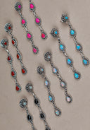 Sterling Silver Tear Drop Earrings-Drop Earrings-Rae Collective, Women's Online Fashion Boutique Located in Phoenix, Arizona (Scottsdale Area)