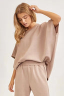 Stylish Poncho Top and Bell Bottom Modal Set-2 Piece Outfit Sets-Krush Kandy, Women's Online Fashion Boutique Located in Phoenix, Arizona (Scottsdale Area)