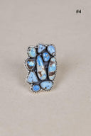 Golden Hills Chunky Cluster Sterling Silver Rings-Cluster Rings-Rae Collective, Women's Online Fashion Boutique Located in Phoenix, Arizona (Scottsdale Area)