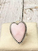 Long Heart Sterling Silver Ring MADE TO ORDER-Statement Rings-Rae Collective, Women's Online Fashion Boutique Located in Phoenix, Arizona (Scottsdale Area)
