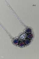 Paw Pad CZ & Stone Necklace-Pendant Necklaces-Rae Collective, Women's Online Fashion Boutique Located in Phoenix, Arizona (Scottsdale Area)