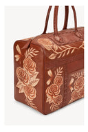 Akaroa Dragonfly & Rose Overnight Bag – Tobacco