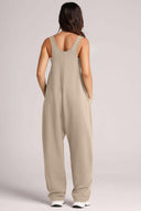 Lovelet Wide Strap Jumpsuit with Pockets-Rae Collective, Women's Online Fashion Boutique Located in Phoenix, Arizona (Scottsdale Area)
