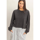 Soft Mineral Wash Sweatshirt