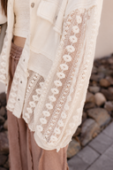 POL Lace Jean Jacket