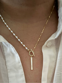 Mother of Pearl Necklace-Necklace-Krush Kandy, Women's Online Fashion Boutique Located in Phoenix, Arizona (Scottsdale Area)