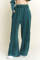 Vintage Edge Mineral Wash Pants-Pants-Rae Collective, Women's Online Fashion Boutique Located in Phoenix, Arizona (Scottsdale Area)