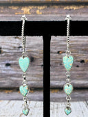 Heart Trail Stone Earrings-Earrings-Rae Collective, Women's Online Fashion Boutique Located in Phoenix, Arizona (Scottsdale Area)