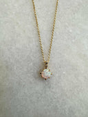Opal Stud Necklace-Necklace-Krush Kandy, Women's Online Fashion Boutique Located in Phoenix, Arizona (Scottsdale Area)