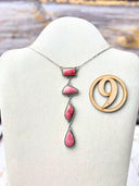 Thulite Slab Cluster Necklaces-Necklaces-Rae Collective, Women's Online Fashion Boutique Located in Phoenix, Arizona (Scottsdale Area)
