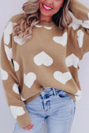 Warmhearted Knit Heart Sweater-Rae Collective, Women's Online Fashion Boutique Located in Phoenix, Arizona (Scottsdale Area)