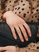 Set Of Four Dainty Stacker Rings-Rings-Krush Kandy, Women's Online Fashion Boutique Located in Phoenix, Arizona (Scottsdale Area)