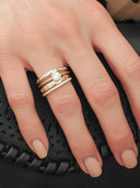 Set Of Four Dainty Stacker Rings-Rings-Krush Kandy, Women's Online Fashion Boutique Located in Phoenix, Arizona (Scottsdale Area)