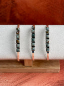 Desert Sage Jasper Square Bar Cuff