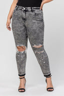 VERVET | So Sassy Distressed Acid Wash Jeans | PLUS/REG-Jeans-Rae Collective, Women's Online Fashion Boutique Located in Phoenix, Arizona (Scottsdale Area)