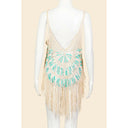 Floral Net Fringe Cover Up-Tops-Krush Kandy, Women's Online Fashion Boutique Located in Phoenix, Arizona (Scottsdale Area)