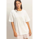 Washed Pocket Crew Neck T-Shirt