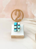 White Water Turquoise & Paloma Western Rings Bno. 12-Rings-Krush Kandy, Women's Online Fashion Boutique Located in Phoenix, Arizona (Scottsdale Area)
