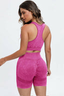 3 Piece Washed Square Neck Wide Strap Active Set-Rae Collective, Women's Online Fashion Boutique Located in Phoenix, Arizona (Scottsdale Area)