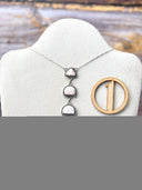 Pink Larimar Drop Necklace-Necklaces-Rae Collective, Women's Online Fashion Boutique Located in Phoenix, Arizona (Scottsdale Area)