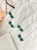 Turquoise & Wild Horse Chain Necklace Bag 15