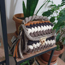 Caramel Knots Handmade Crochet Purse-handbags-Krush Kandy, Women's Online Fashion Boutique Located in Phoenix, Arizona (Scottsdale Area)