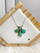 Blue Turquoise Chain Necklace Bag 20