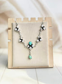 Stacked Square Statement Necklace-Necklaces-Krush Kandy, Women's Online Fashion Boutique Located in Phoenix, Arizona (Scottsdale Area)