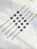 Dainty Blooming Flower Bracelets-Bracelets-Krush Kandy, Women's Online Fashion Boutique Located in Phoenix, Arizona (Scottsdale Area)