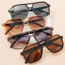 Desert Drive Tortoise Square Sunglasses