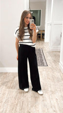 Drawstring Wide Leg Pants with Pockets-Bottoms-Rae Collective, Women's Online Fashion Boutique Located in Phoenix, Arizona (Scottsdale Area)