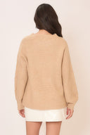 Soft Brushed Embroidered Bow Knit Sweater-Sweaters-Krush Kandy, Women's Online Fashion Boutique Located in Phoenix, Arizona (Scottsdale Area)