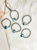 Indigo Blue Dahlia Desert Pearl Bracelet Bag 2