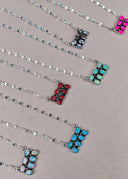 Starry Horizon Gemstone Bar Necklace-Bar Necklaces-Rae Collective, Women's Online Fashion Boutique Located in Phoenix, Arizona (Scottsdale Area)