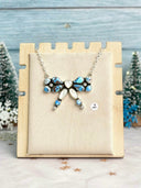 Winter Frost Golden Hills Bow Necklace-Necklaces-Krush Kandy, Women's Online Fashion Boutique Located in Phoenix, Arizona (Scottsdale Area)