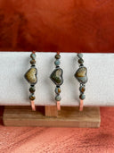 Desert Sage Jasper Heart Cuff