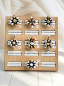 Deer Fawn & Angel Dahlia Big Cluster Rings