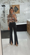 Brie Floral Mesh Top-Long Sleeve Tops-Rae Collective, Women's Online Fashion Boutique Located in Phoenix, Arizona (Scottsdale Area)