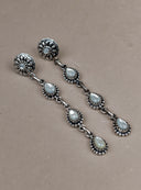 Sterling Silver Tear Drop Earrings-Drop Earrings-Krush Kandy, Women's Online Fashion Boutique Located in Phoenix, Arizona (Scottsdale Area)