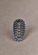 Sterling Silver Jeweled Fossil Crawler Ring-Crawler Rings-Krush Kandy, Women's Online Fashion Boutique Located in Phoenix, Arizona (Scottsdale Area)