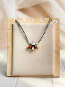 Deer Fawn & Angel Dahlia Desert Pearls Necklace