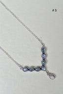 Y Knot Sterling Silver Necklace-Lariat and Y Necklaces-Krush Kandy, Women's Online Fashion Boutique Located in Phoenix, Arizona (Scottsdale Area)