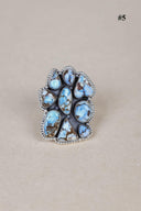 Golden Hills Chunky Cluster Sterling Silver Rings-Cluster Rings-Rae Collective, Women's Online Fashion Boutique Located in Phoenix, Arizona (Scottsdale Area)